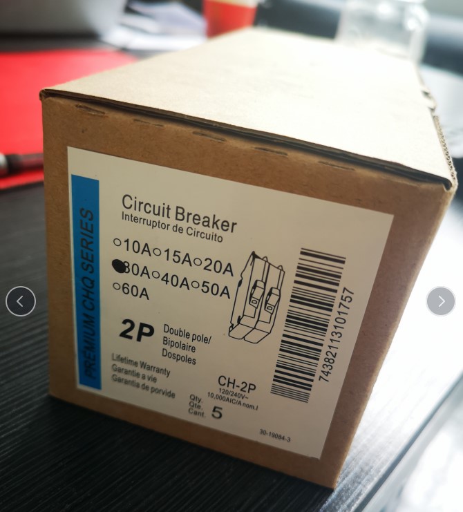 CH type 1P 2P 63A plug in mini circuit breaker MCB