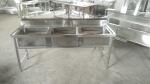 stainless steel deep sink can be assembled single bowl size:1200mmx700mmx800mm