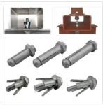 Hot dip galanized steel material M8 Expansion Bolt Sleeve Anchor, Set Of 4.