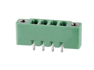 Quality 3.5mm 3.81mm Pitch 4 Pin Terminal Block Connector With Screw Hole wholesale