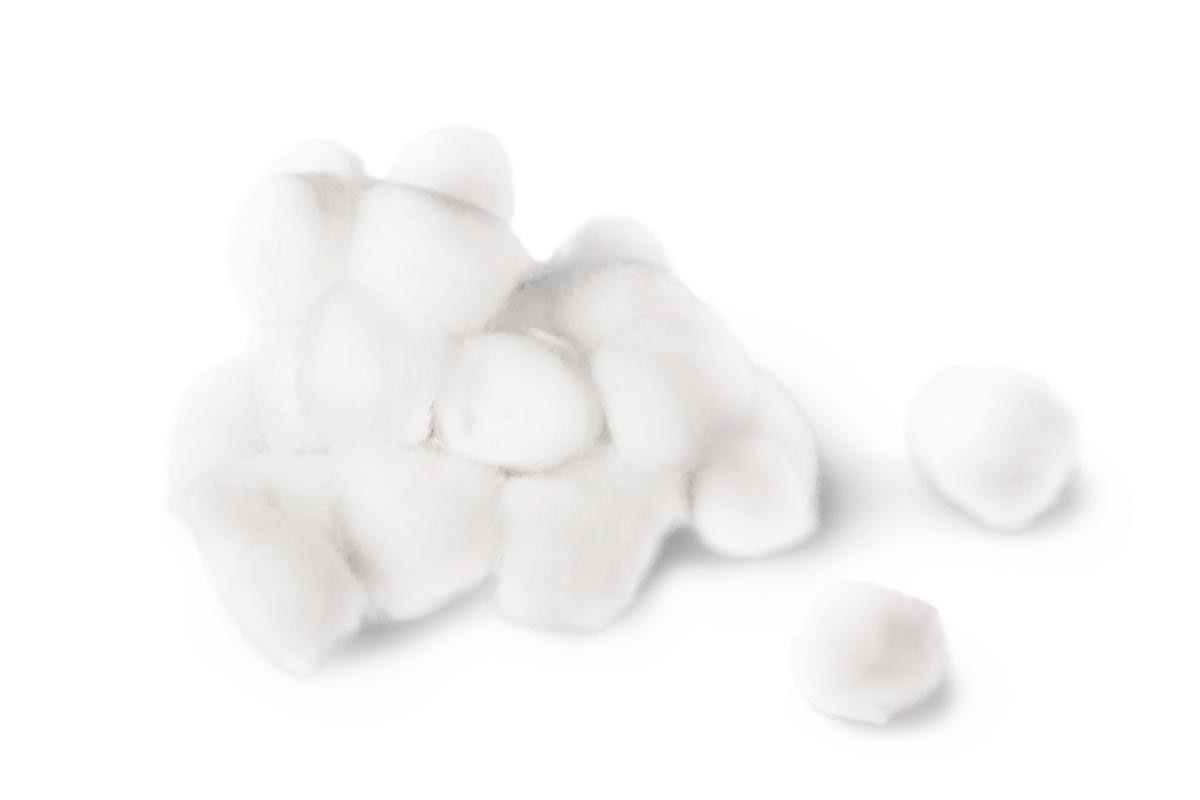 White Color ISO13485 0.2g Medical Cotton Balls