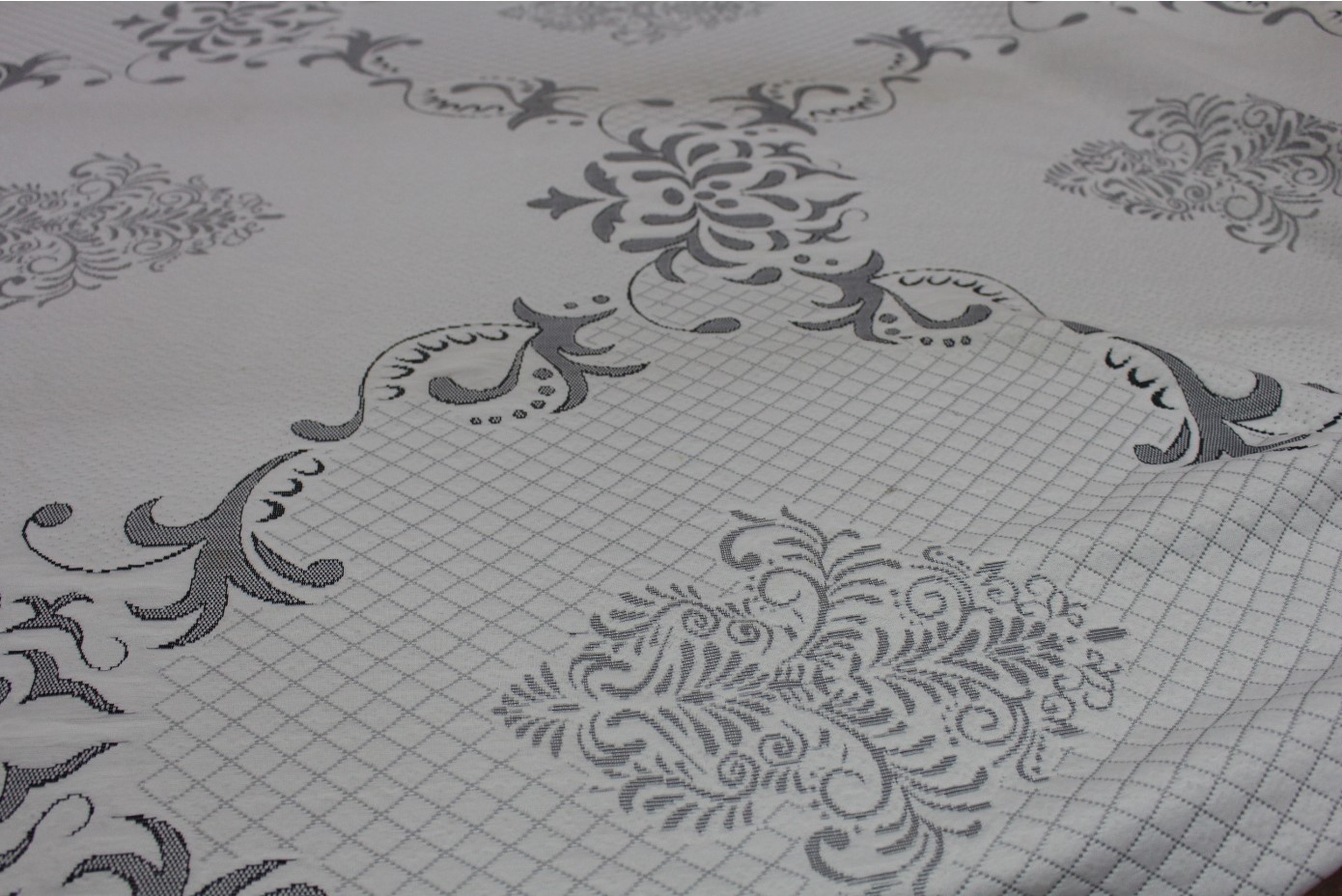 2.4m Width 300gsm Stretch Jacquard Knitting Fabric For Mattress Protector