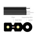 FTTH Fiber Optic GJXH GJXFH Distribution Indoor Drop Cable Number of Conductors