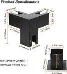Welding Bracket for Nature Pressure Treated Wood Pergola Kit in Garden Outdoor