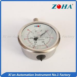Quality Rolled Type 100mpa Pressure Gauge / Stainless Steel Oil Filled Pressure Gauge wholesale