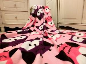 Quality Warm Colorful Printed Coral Fleece Blanket , Plush Bed Blankets 100% Polyester wholesale
