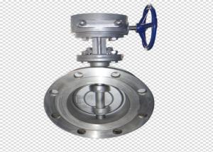 Quality Triple Eccentric Flanged Butterfly Valve CF8 Stainless Steel Hard Seal wholesale