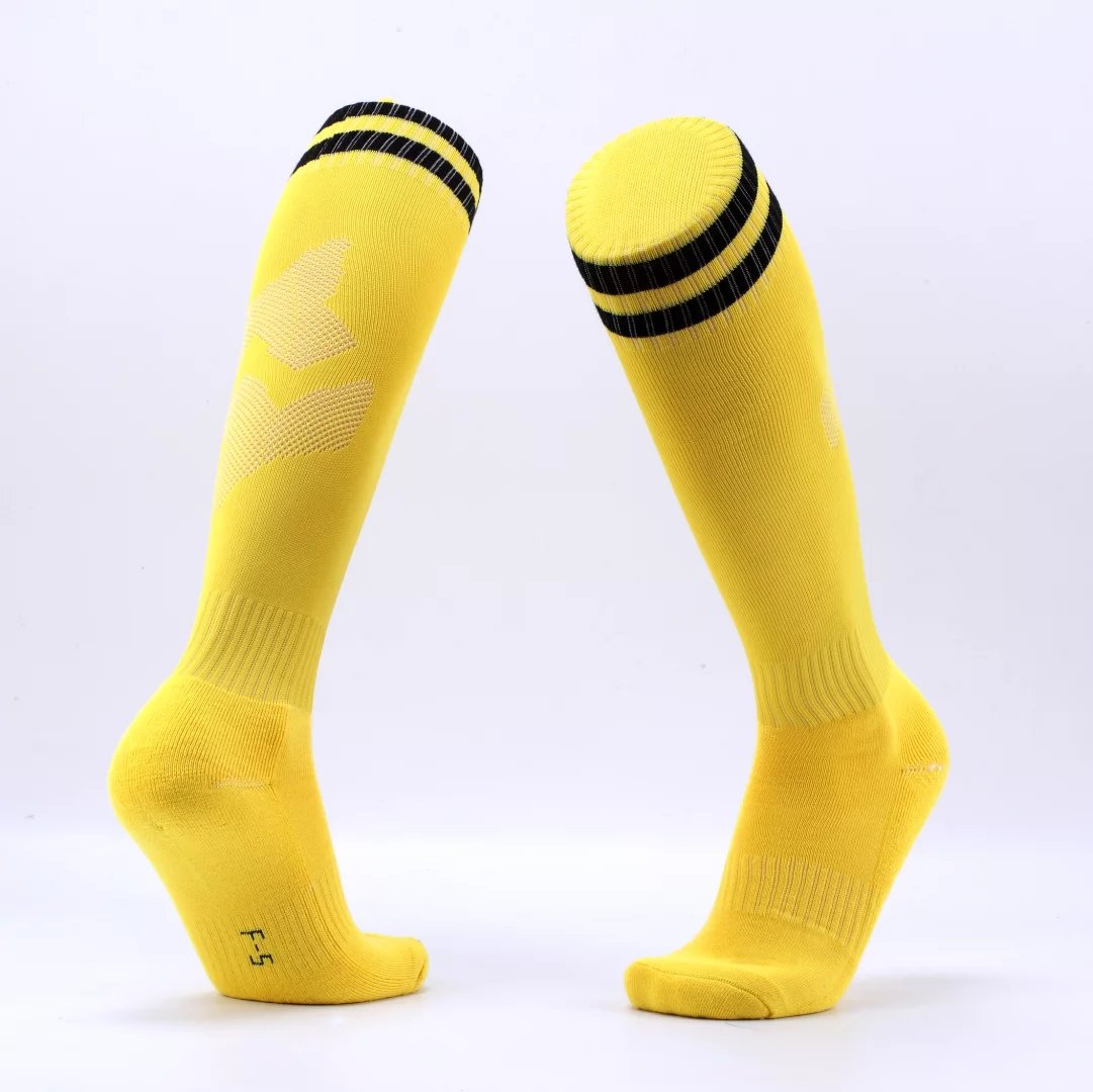 2021 Non-slip Football Socks for Outdoor Sports and Gym Thick Compression Stockings