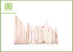 Flat Edge Natural Wood Sticks 100% Birchwood Sticks For Ice Cream