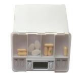 Medication Electronic Pill Box Dispenser With Timer Alarm Digital Smart