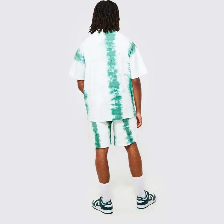 Flexible Customize Trucksuit Sublimation Digital Printing Mens Short Sleeve Casual 2 Piece Suit for Summer