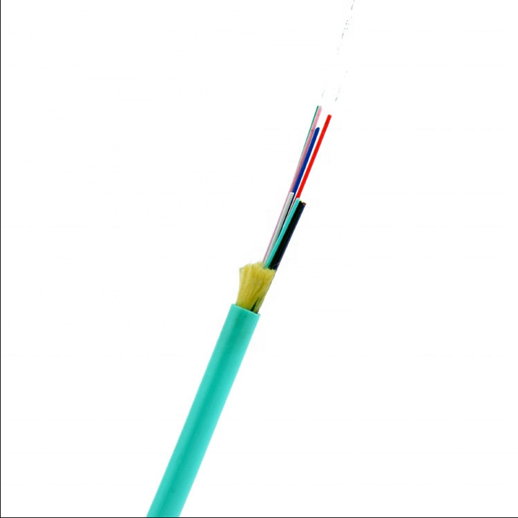GJFJV Turquoise Sheath Tight Buffered Indoor 0M3-150 Multimode Fiber Cable