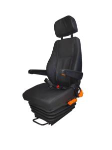 Quality Customized Static Operator Seat Black Construction Equipment Seats wholesale