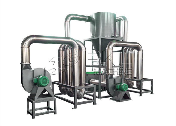 Thermal 15Kw Plastic Recycling Lines 219mm Pipe Drying Equipment