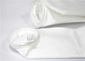 Quality 100 300 Micron Filter Bag , Fabric Nylon Filter Bag White Color Post Heat Setting wholesale