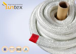 Quality Heat Insulation 550C Fiberglass Rope Gasket For Industrial Furnace Fireplaces wholesale