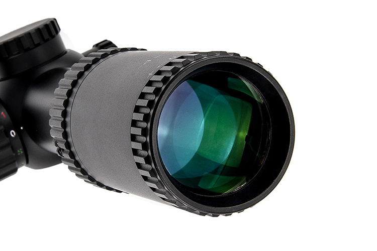 1-4x24 Illuminated Tactical 30mm Tube Glass Reticle Scope with Maximum Output Power 0