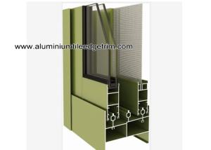 High Class Aluminum Window Frame Profile / Parts With Sound And Heat Insulation