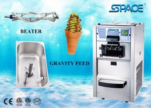 Quality Gravity Feed Single Flavor Ice Cream Machine / Commercial Frozen Yogurt Maker wholesale