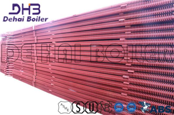 Square H Rectangular Fin Tube Boiler Spare Parts For Biomass Boiler / Industrial