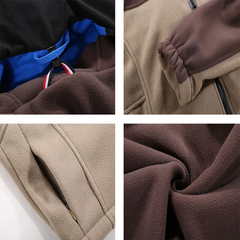 Thermal Custom Outdoor Clothing Polyester Fabric Fishing Camping Skiing Applied