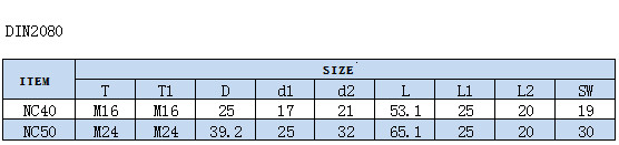 high quality CNC lathe tool Accessories Pull Studs for Collet Chuck NC40 NC50