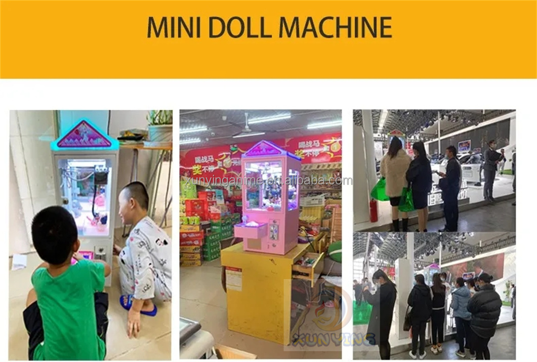 Crane Machine Replacement for Fully Automatic Vending Games Console at Game Center Fun