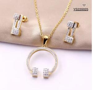 Quality Horseshoe Buckle Rhinestone Jewelry Set wholesale