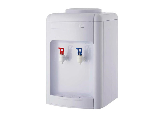 White Color Countertop Water Bottle Dispenser With Inside Heating Tank