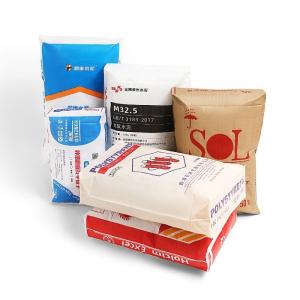 Quality Grease Resistant PP Valve Bags 25KG 40KG 50KG Construction Material Bags ISO9001 wholesale