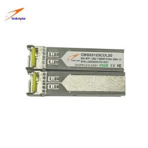 Quality DDM 1.25g 1550/1310nm 20km LC BIDI SFP Modules FCC wholesale
