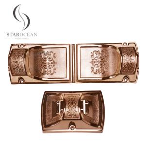 Quality Bronze PP Recycled Material Coffin Corner Funeral Accessories Bronze 8# B wholesale