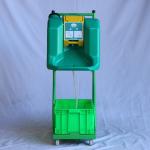 16gallon Green Trolley eyewash station emergency 60L ABS eyewash station movable