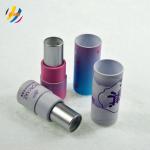 Fancy CMYK Color 85mm Height Kraft Paper Lip Balm Tubes