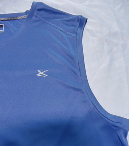 Workout Breathable Sleeveless Training Shirt Quick Dry With Labels