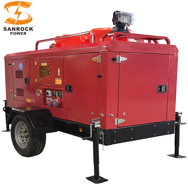 All In One 30kw Diesel Powered Water Pumpdiesel Engine Agriculture Water Pump 500m3/H