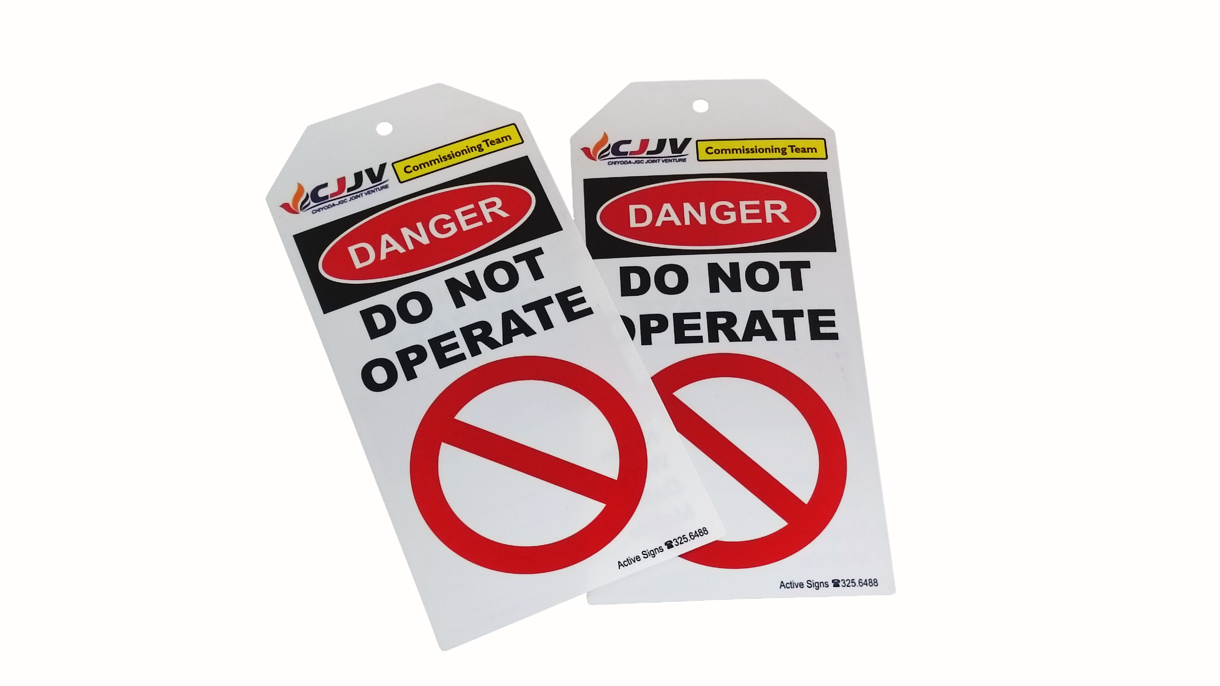 Customized Logo Plastic Safety Tag For Durable And Long Lasting Durability