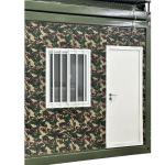 Green Steel Container Barracks Foldable Environmental Protection Sustainability