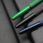 Retractable Twist Metal Ballpoint Pen 1.0mm Fluent Business Signature Pen For
