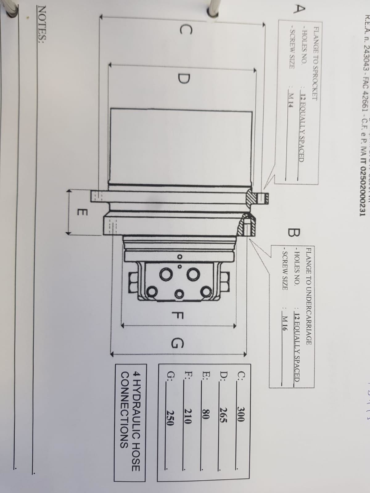 Excavator Final Drive TM09 Final Drive Travel Motor For SY75 DX70/80 R80-7 PC60/70/80