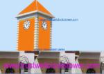 picturess photos of tower clocks four faces night illumination lighting GPS time