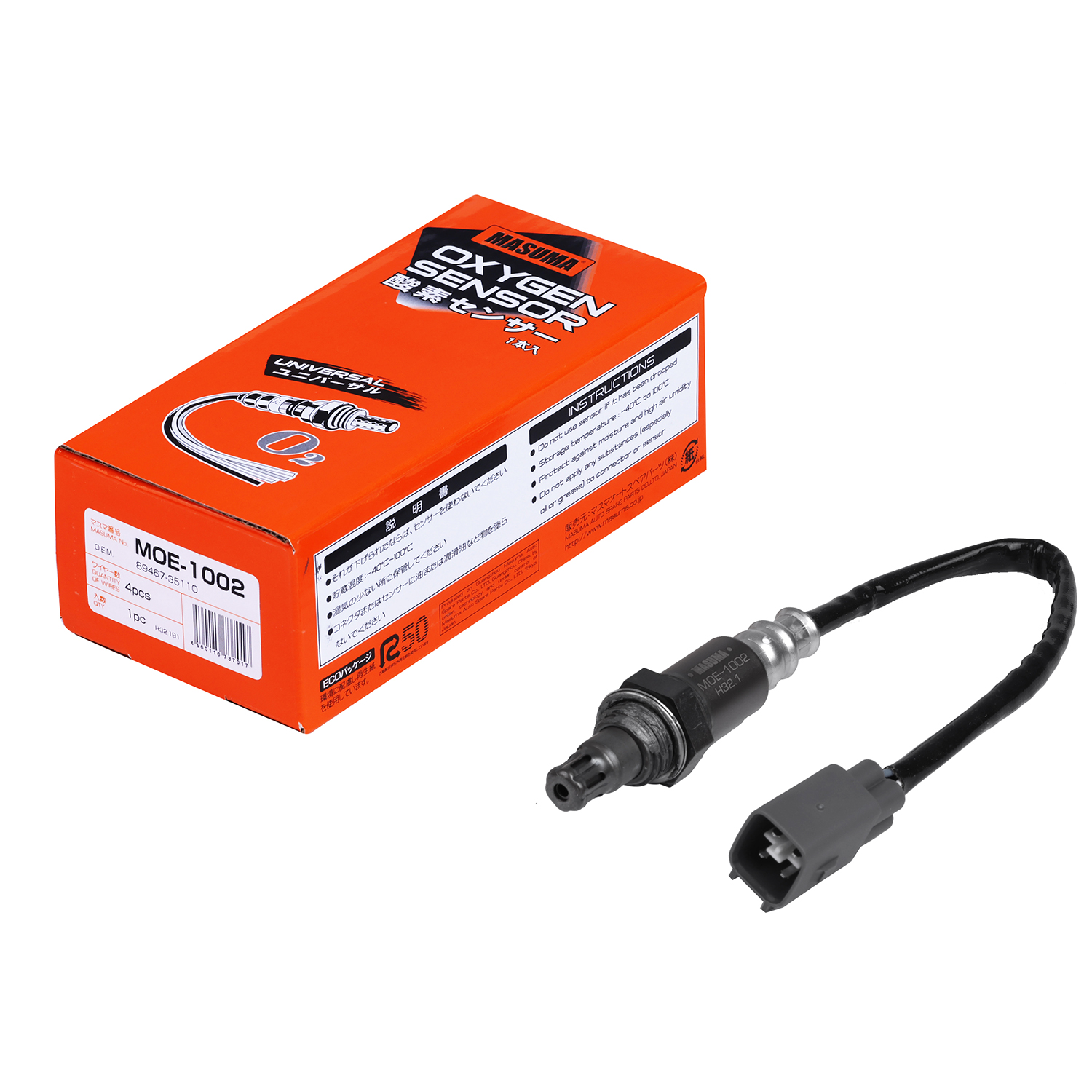 MOE-1002 MASUMA Oxygen Sensor for Lexus GS300 89467-30010 89467-30030 89467-30040