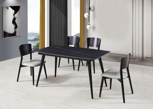 Quality 140x80x76cm Rock Sheet Restaurant Metal Dining Room Table wholesale