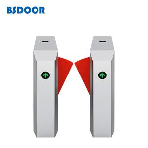 Quality Electronic ID IC Card Retractable Flap Barrier Smart Pedestrian Control wholesale