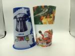 Promotional 22OZ Plastic Stadium Cups Height 177mm With Full Color Printing