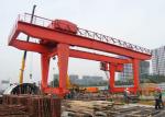 Movable Double Girder Gantry Crane 50Ton Container Cabin Pendant Remote Control
