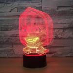 Indoor Acrylic 3D LED Night Light for Gift ,Decoration LED Light