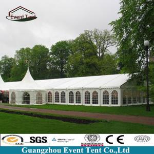 Quality Luxury Large White Wedding Tent , Waterproof Outside Canopy Tent wholesale