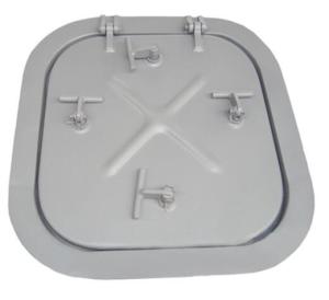 Quality Aluminum Sunk Marine Deck Hatch Covers CB958-80 Standard 646x646 Outside Size wholesale