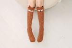 Cow 3d young girls over the knee socks